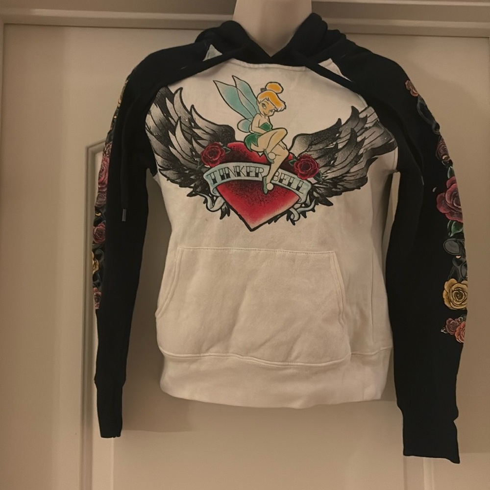 Disney The Wonderful World Of Disney Y2K Tinkerbell Hoodie